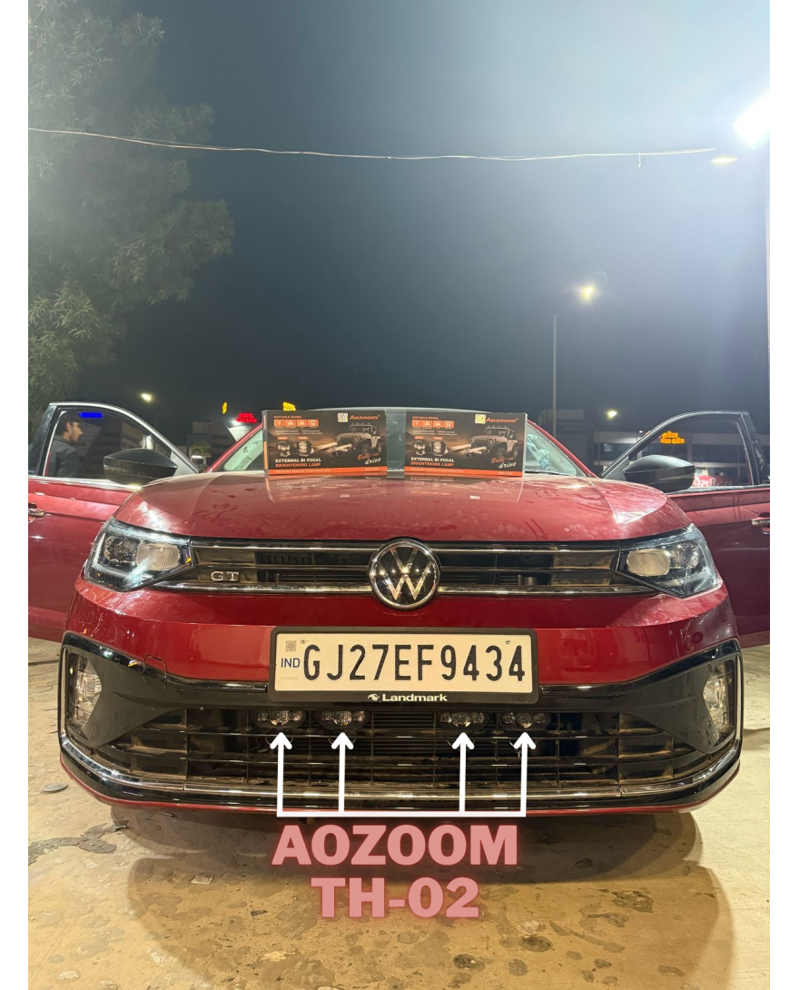 Aozoom TH 02 External Bi Focal Auxillary Light 70W | LED | LASER
